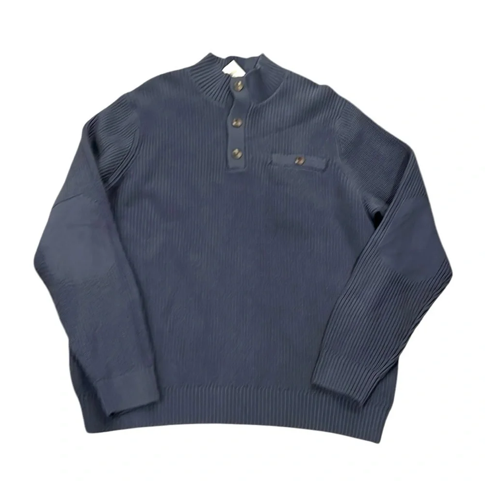 Duluth Trading co men’s brigadier button mock sweater size 2XL NWT